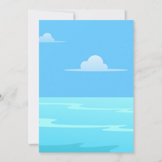 Carte d'invitation pour l'anniversaire de Sharktas (Dos)