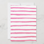 Carte d'invitation pour l'anniversaire de Tigre Sa (Dos)