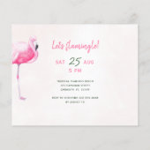 Carte d'invitation pour l'anniversaire d'enfants a (Dos)