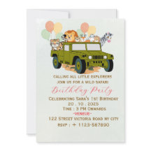 Carte d'invitation pour l'anniversaire des enfants