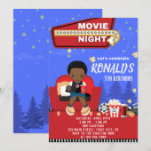 Carte d'invitation pour l'anniversaire du film (Devant / Derrière)