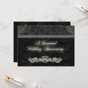 Carte d'invitation pour l'anniversaire du Mariage 