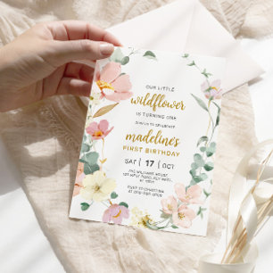 Carte d'invitation pour le 1er anniversaire de Wil