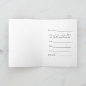 Carte d'invitation pour le 40e anniversaire du Mar (Intérieur)