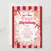 Carte d'invitation pour le 4ème anniversaire de No