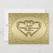 Carte d'invitation pour le 50e anniversaire de mar (Devant)