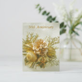 Carte d'invitation pour le 50e anniversaire de mar (Debout devant)