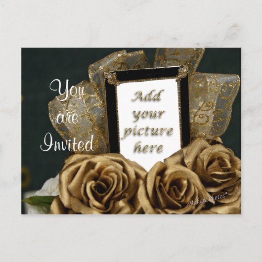 Carte d'invitation pour le 50e anniversaire - pers (Devant)