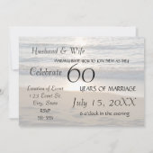 Carte d'invitation pour le 60e anniversaire de mar (Dos)