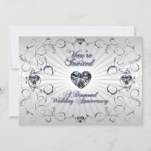 Carte d'invitation pour le 60e anniversaire du Mar (Devant)