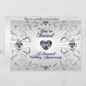 Carte d'invitation pour le 60e anniversaire du Mar (Devant / Derrière)