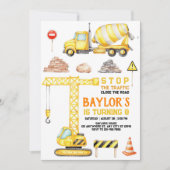 Carte d'invitation pour le 8e anniversaire de cons (Devant)