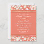 Carte d'invitation pour le déjeuner de la mariée C (Dos)