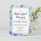 Carte d'invitation pour le dîner de répétition Blu (Debout devant)