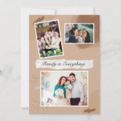 Carte d'invitation pour le jour de naissance (Devant)