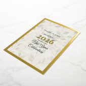 Carte d'invitation pour le Nouvel An d'art minimal (Rotation)