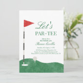 Carte d'invitation pour le premier anniversaire de (Debout devant)