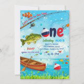 Carte d'invitation pour le premier anniversaire de (Devant)
