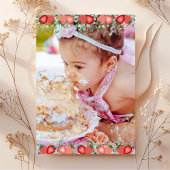 Carte d'invitation pour le premier anniversaire de