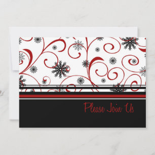 Carte d'invitation pour le réveillon du Nouvel An
