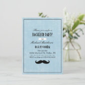 Carte d'invitation pour l'enterrement de vie de ga (Debout devant)