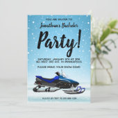 Carte d'invitation pour l'enterrement de vie de ga (Debout devant)