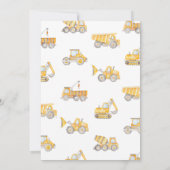 Carte d'invitation pour les 2 ans de construction (Dos)