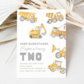 Carte d'invitation pour les 2 ans de construction