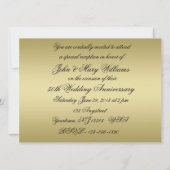 Carte d'invitation pour les 50 ans de mariage (Dos)