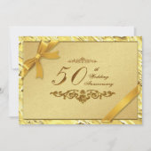 Carte d'invitation pour les 50 ans de mariage (Devant)