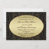 Carte d'invitation pour les 50 ans de mariage (Dos)