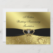 Carte d'invitation pour les 50 ans de mariage (Devant)