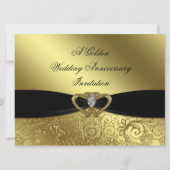 Carte d'invitation pour les 50 ans de mariage (Devant)