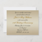 Carte d'invitation pour les 50 ans de mariage (Dos)