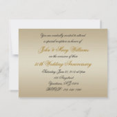 Carte d'invitation pour les 50 ans de mariage (Dos)