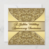 Carte d'invitation pour les 50 ans de mariage (Devant)