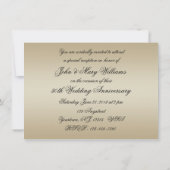 Carte d'invitation pour les 50 ans de mariage (Dos)