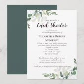 Carte d'invitation pour les 50 ans de mariage Card (Devant / Derrière)