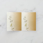 Carte d'invitation pour les 50 ans en or  (Intérieur)