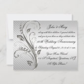 Carte d'invitation pour les 60 ans de mariage (Dos)