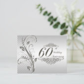 Carte d'invitation pour les 60 ans de mariage (Debout devant)