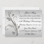 Carte d'invitation pour les 60 ans de mariage (Dos)