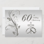 Carte d'invitation pour les 60 ans de mariage (Devant)