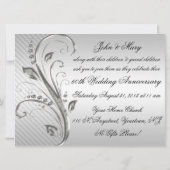 Carte d'invitation pour les 60 ans de mariage (Dos)