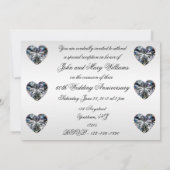 Carte d'invitation pour les 60 ans de mariage (Dos)