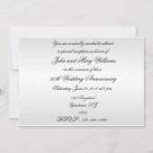 Carte d'invitation pour les 60 ans de mariage (Dos)