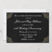 Carte d'invitation pour les 60 ans de mariage (Dos)