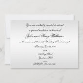Carte d'invitation pour les 60 ans de mariage (Dos)