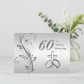 Carte d'invitation pour les 60 ans de mariage (Debout devant)