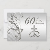 Carte d'invitation pour les 60 ans de mariage (Devant)
